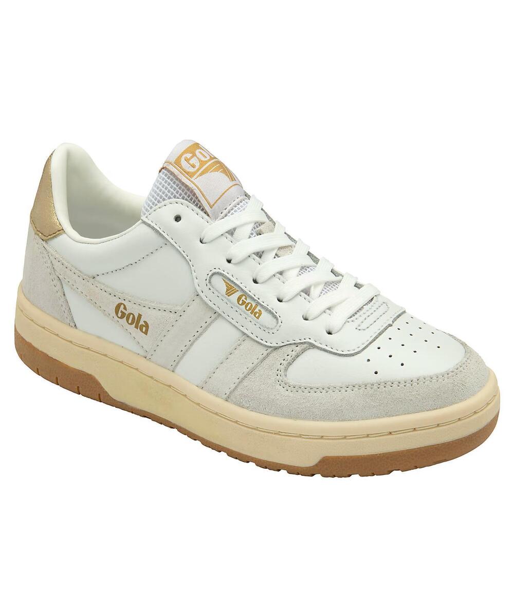 NEW GOLA women's hawk trainers sneakers in white